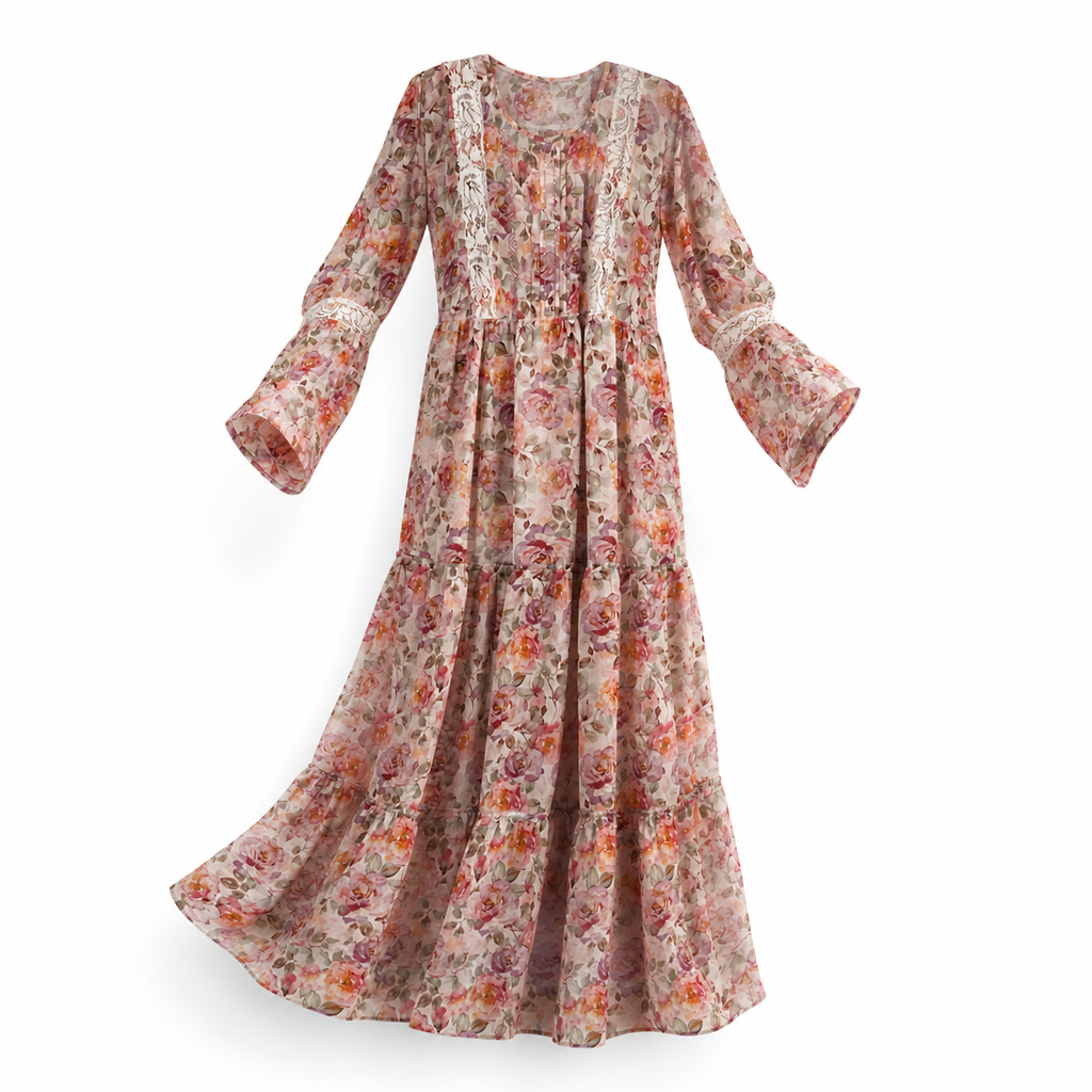 Robe légére motifs fleurs