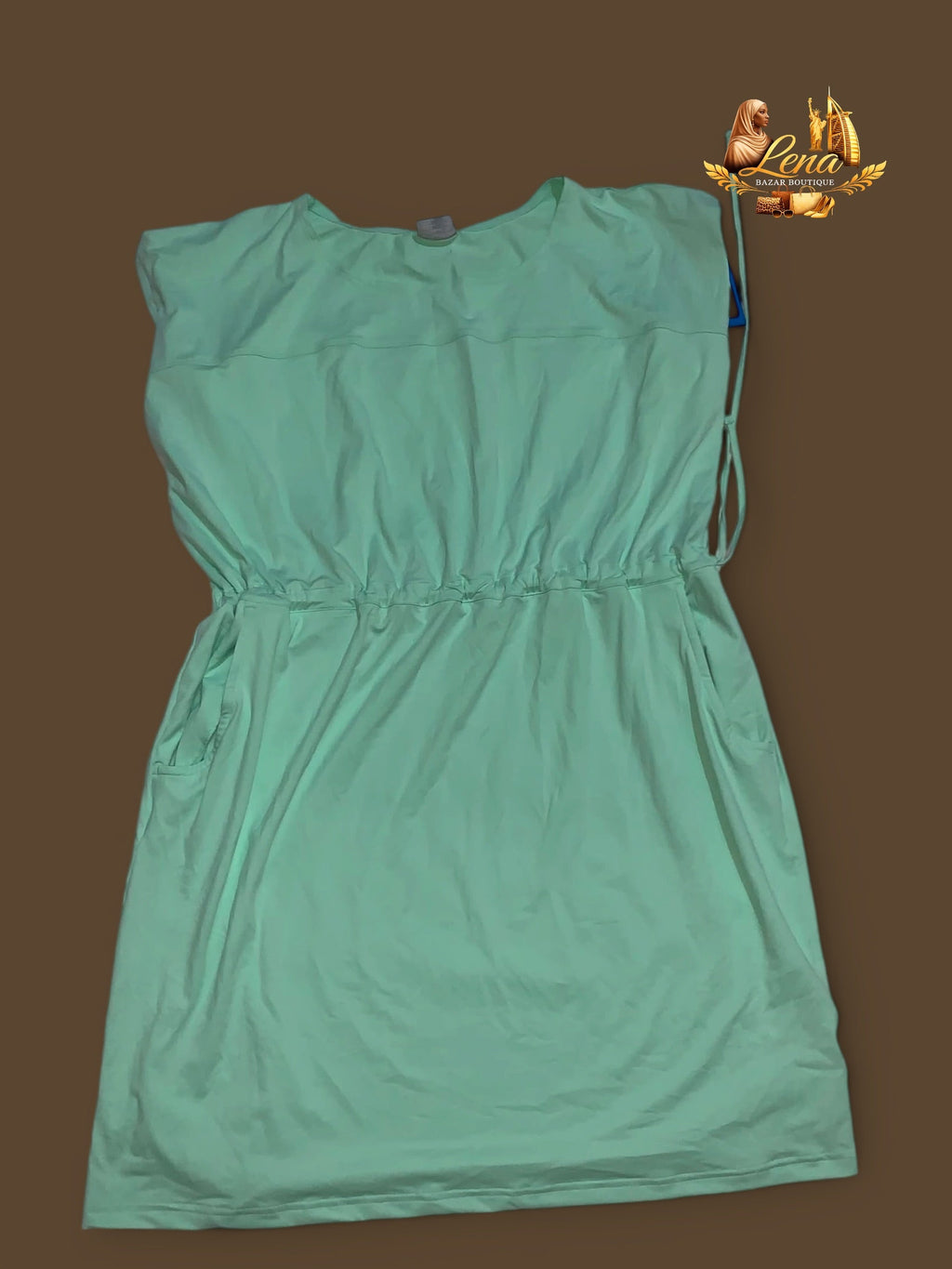 Robe bleu turquoise