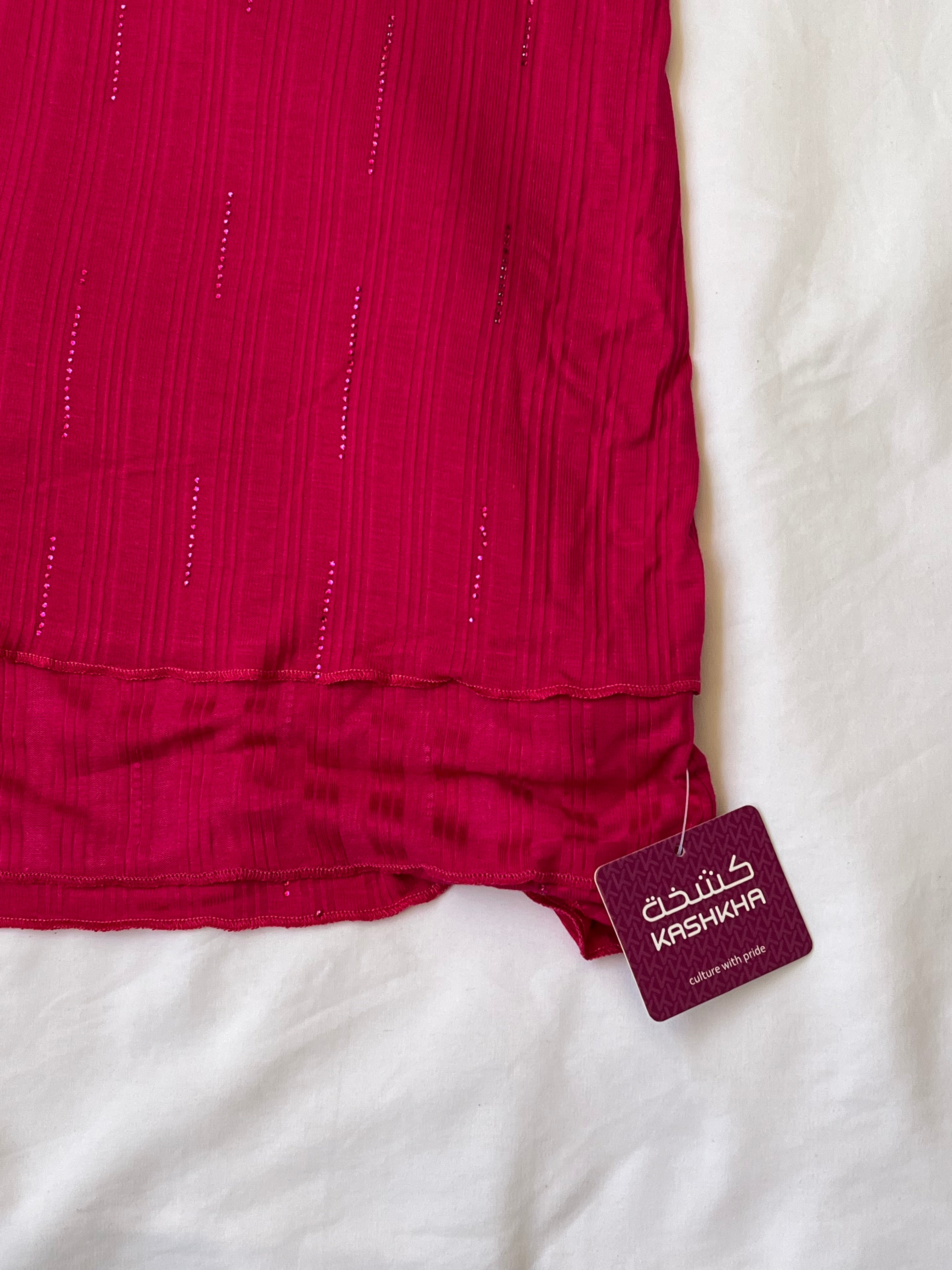 Foulard hijab rouge très doux