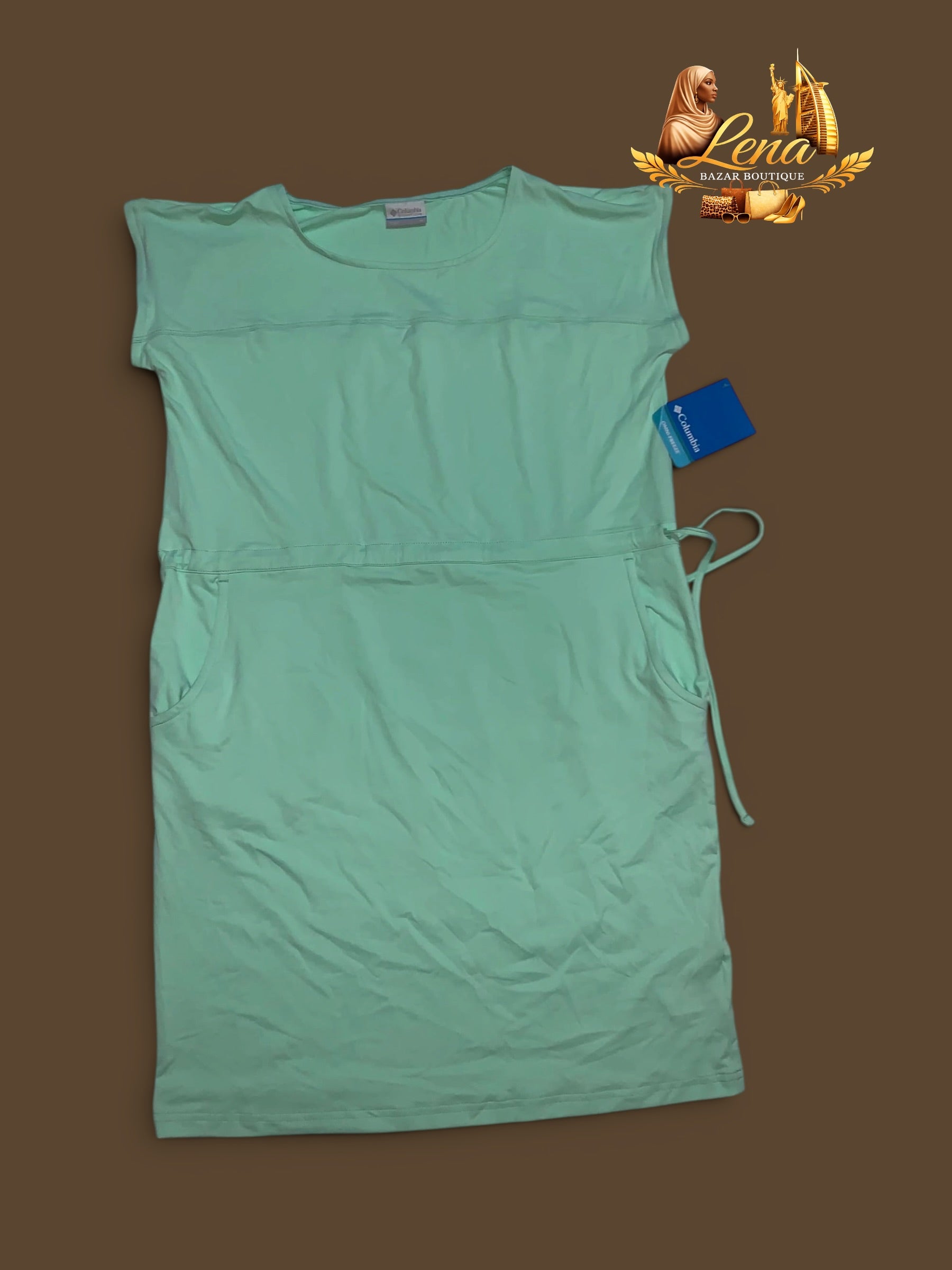 Robe bleu turquoise