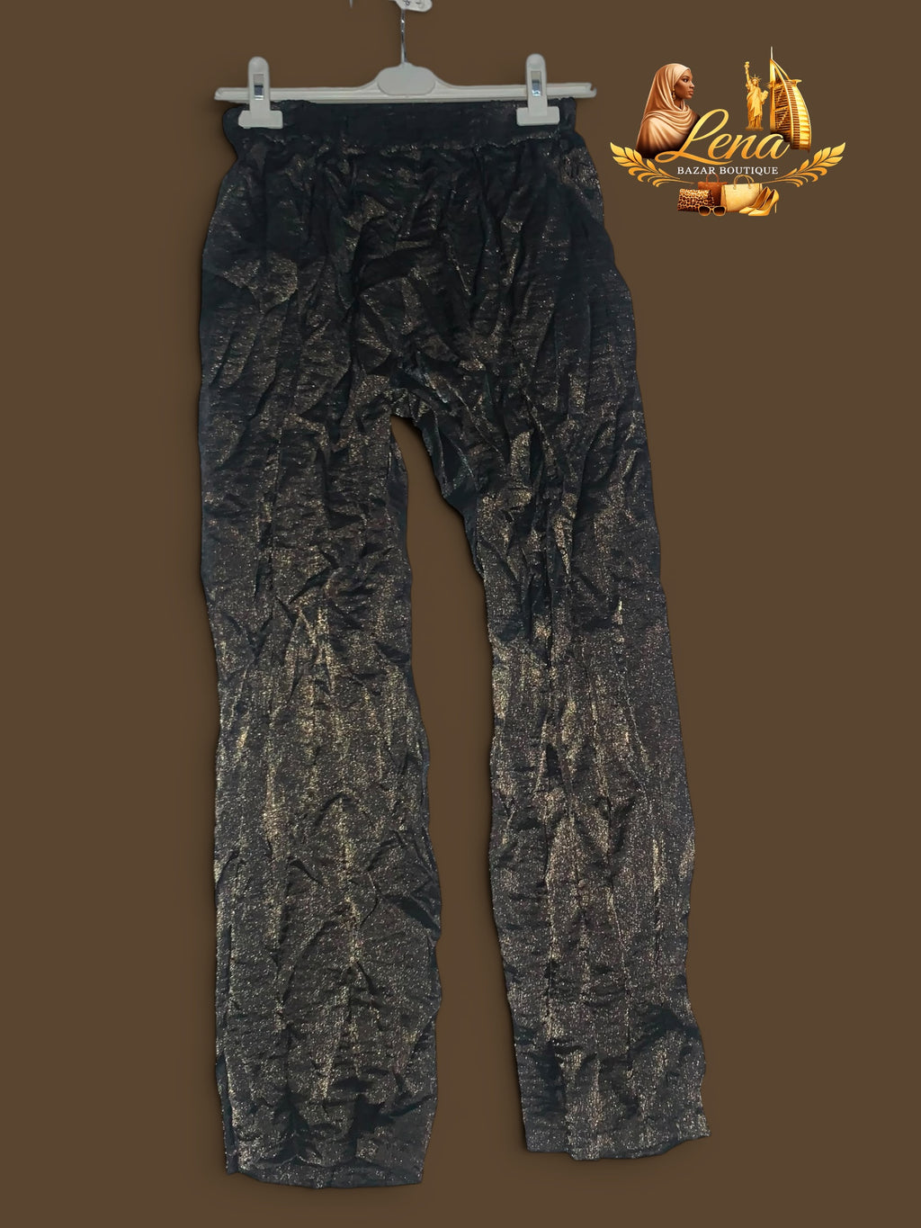 Ensemble noir brillant gold