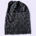 Bonnet en dentelle noir confortable