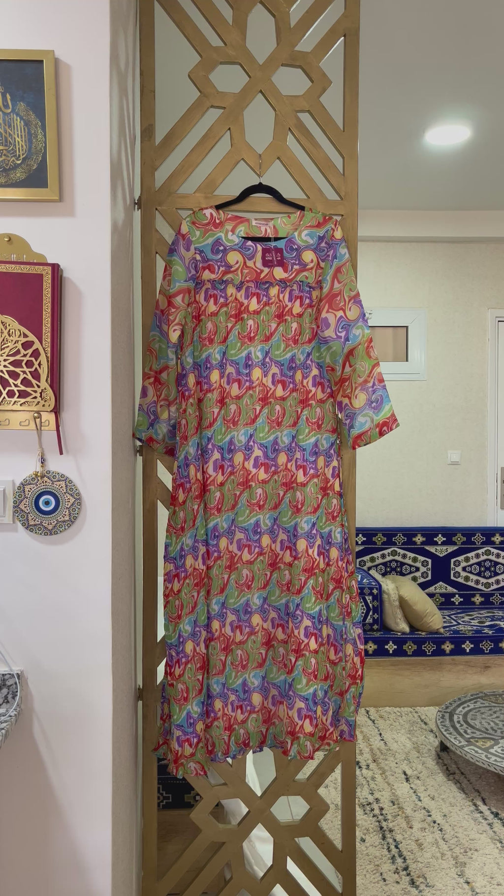 Robe multicolore légere