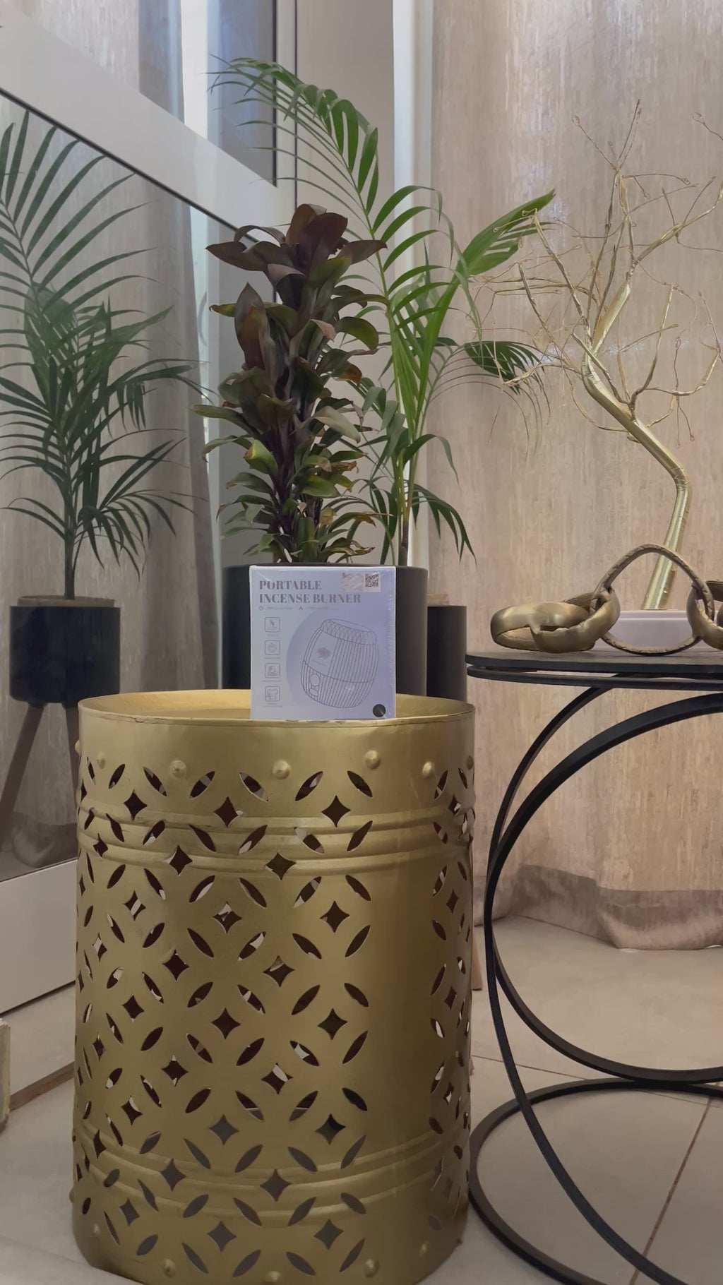 Incense portable burner